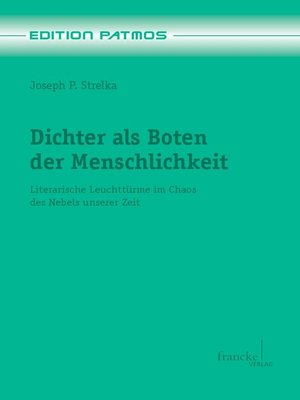 cover image of Dichter als Boten der Menschlichkeit